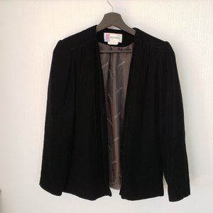 Vintage Prophecy Black Velvet Blazer